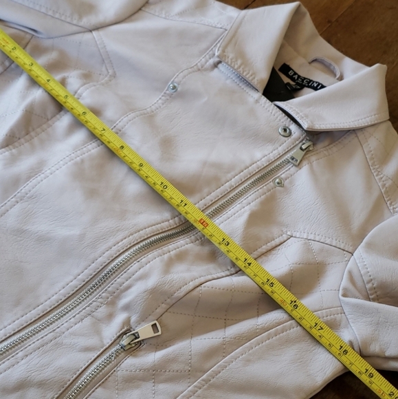 Baccini Faux Leather Jacket, MP - Picture 5 of 11
